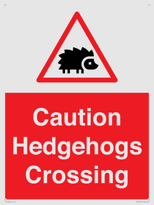 PV16858: Caution Hedgehogs Crossing