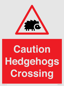 PV16858: Caution Hedgehogs Crossing