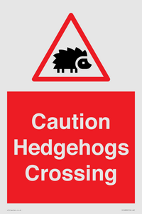 PV16858: Caution Hedgehogs Crossing