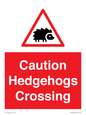 PV16858: Caution Hedgehogs Crossing
