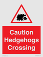 PV16858: Caution Hedgehogs Crossing