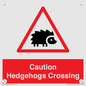 PV16858: Caution Hedgehogs Crossing