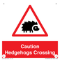 PV16858: Caution Hedgehogs Crossing