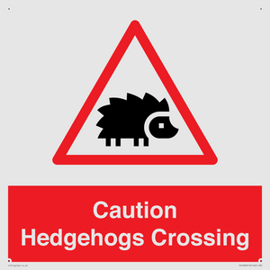 PV16858: Caution Hedgehogs Crossing
