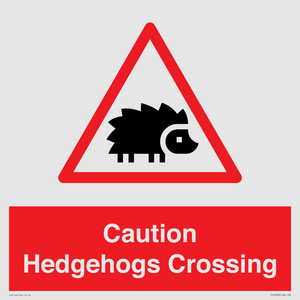 PV16858: Caution Hedgehogs Crossing