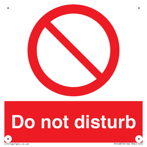 PV16873: Do not disturb