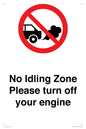 PV16897: No idling Zone - Please turn off your engine
