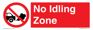 PV16899: No Idling Zone