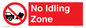 PV16899: No Idling Zone