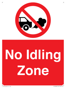 PV16899: No Idling Zone