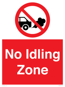 PV16899: No Idling Zone
