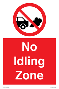 PV16899: No Idling Zone
