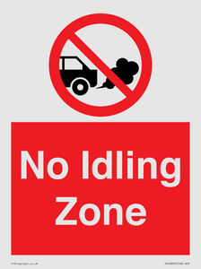PV16899: No Idling Zone
