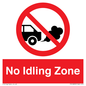 PV16899: No Idling Zone