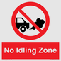 PV16899: No Idling Zone