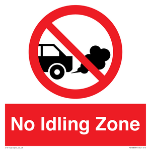 PV16899: No Idling Zone
