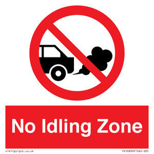 PV16899: No Idling Zone