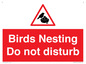 PV16917: Birds Nesting Do not disturb