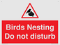 PV16917: Birds Nesting Do not disturb