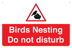 PV16917: Birds Nesting Do not disturb