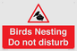 PV16917: Birds Nesting Do not disturb