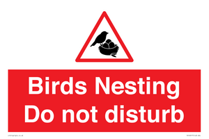PV16917: Birds Nesting Do not disturb