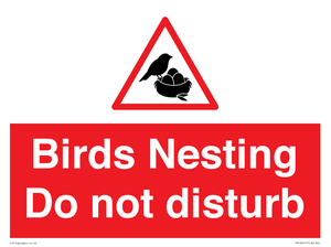 PV16917: Birds Nesting Do not disturb