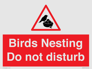 PV16917: Birds Nesting Do not disturb