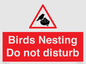 PV16917: Birds Nesting Do not disturb