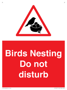 PV16917: Birds Nesting Do not disturb