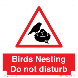 PV16917: Birds Nesting Do not disturb