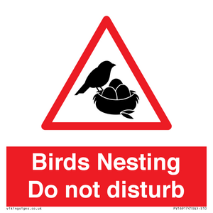 PV16917: Birds Nesting Do not disturb