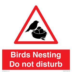 PV16917: Birds Nesting Do not disturb