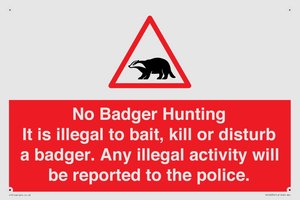 PV16935: No Badger Hunting It is illegal