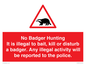 PV16935: No Badger Hunting It is illegal