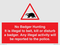PV16935: No Badger Hunting It is illegal