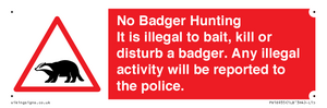PV16935: No Badger Hunting It is illegal