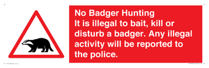 PV16935: No Badger Hunting It is illegal