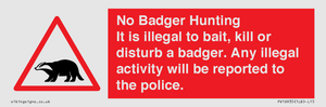 PV16935: No Badger Hunting It is illegal