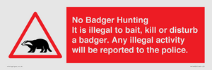 PV16935: No Badger Hunting It is illegal