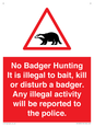 PV16935: No Badger Hunting It is illegal