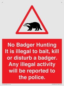 PV16935: No Badger Hunting It is illegal