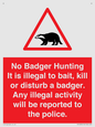 PV16935: No Badger Hunting It is illegal