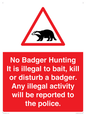 PV16935: No Badger Hunting It is illegal