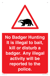 PV16935: No Badger Hunting It is illegal