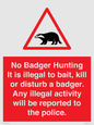 PV16935: No Badger Hunting It is illegal