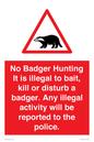 PV16935: No Badger Hunting It is illegal