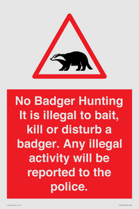 PV16935: No Badger Hunting It is illegal