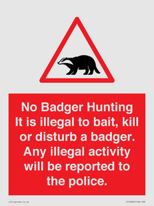 PV16935: No Badger Hunting It is illegal