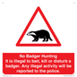 PV16935: No Badger Hunting It is illegal